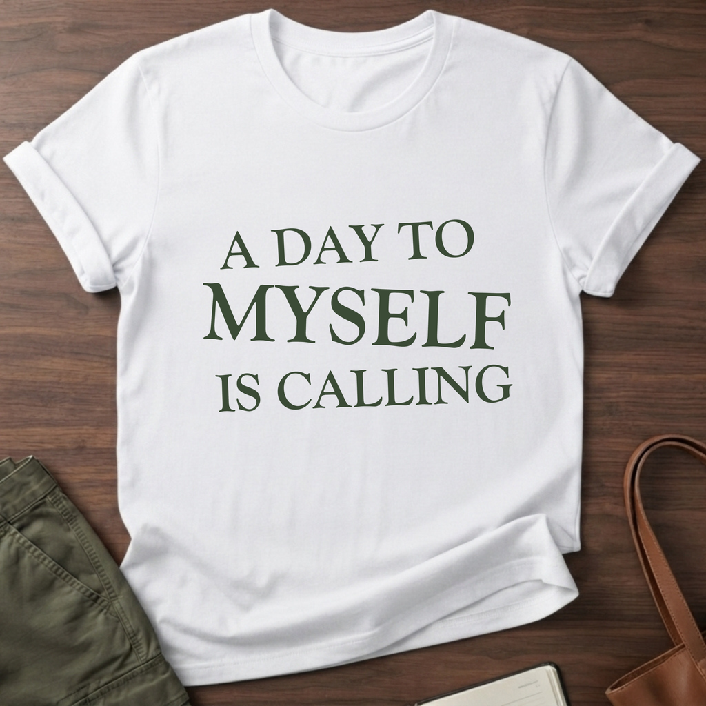 Day To Myself T-Shirt - White