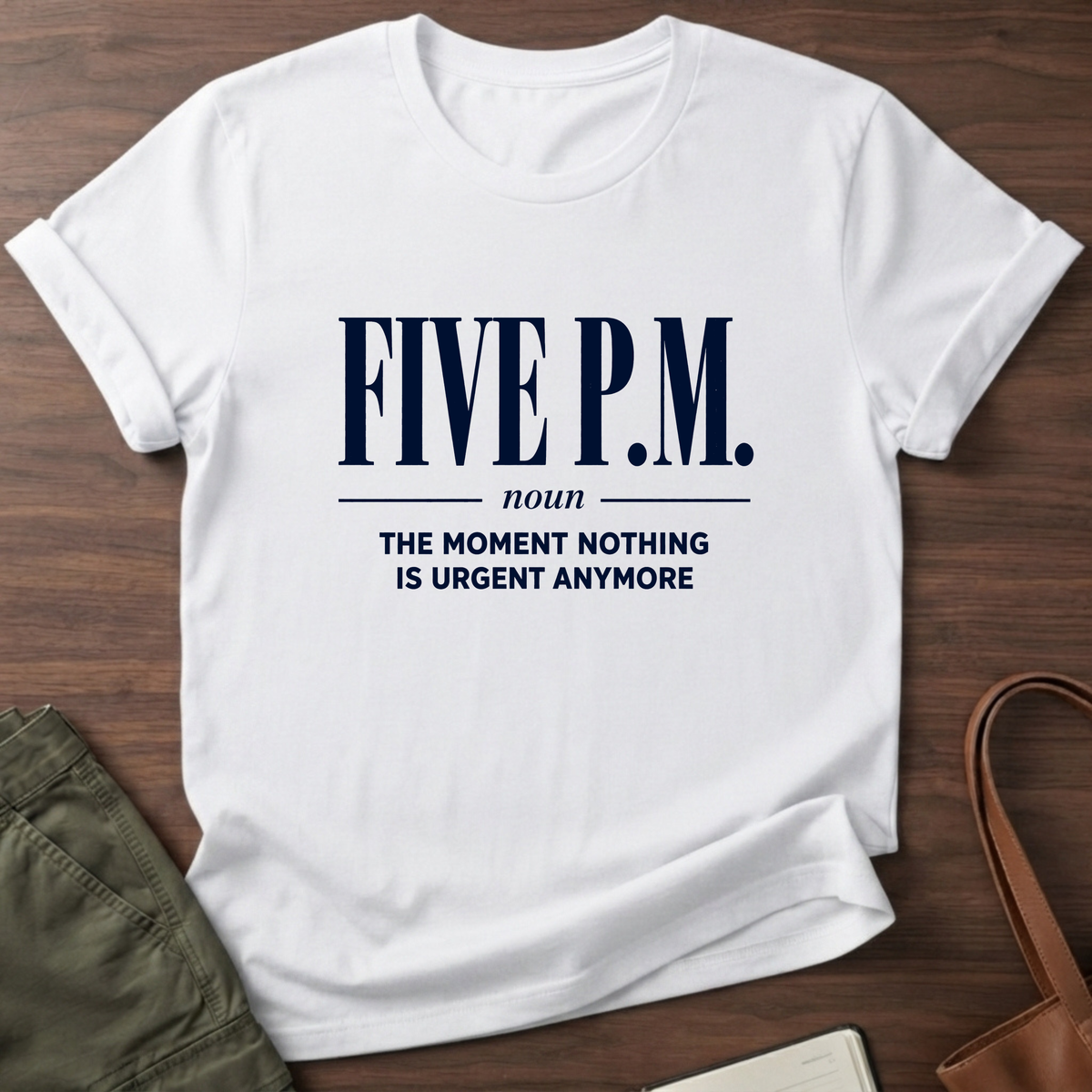 Five PM T-Shirt in White