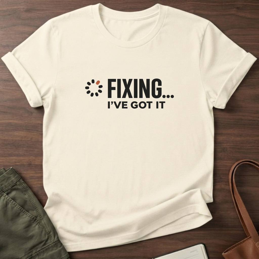 Fix-It Mode T-Shirt in Natural