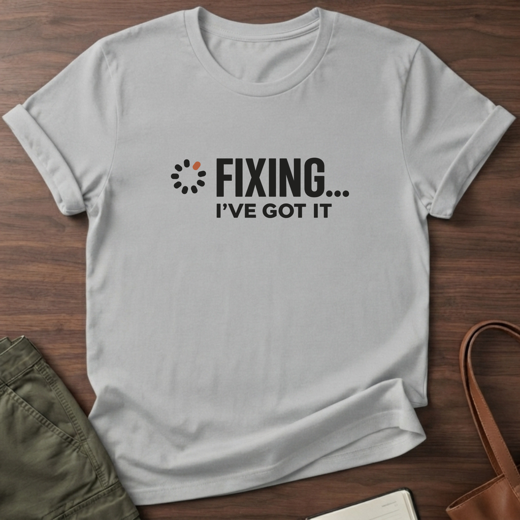 Fix-It Mode T-Shirt in Sport Grey