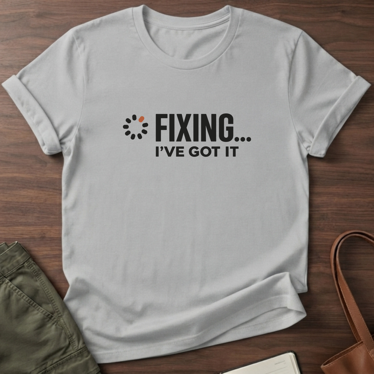 Fix-It Mode T-Shirt in Sport Grey