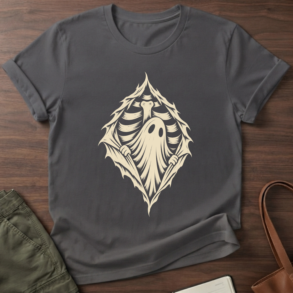 Ghost Within T-Shirt in Charcoal