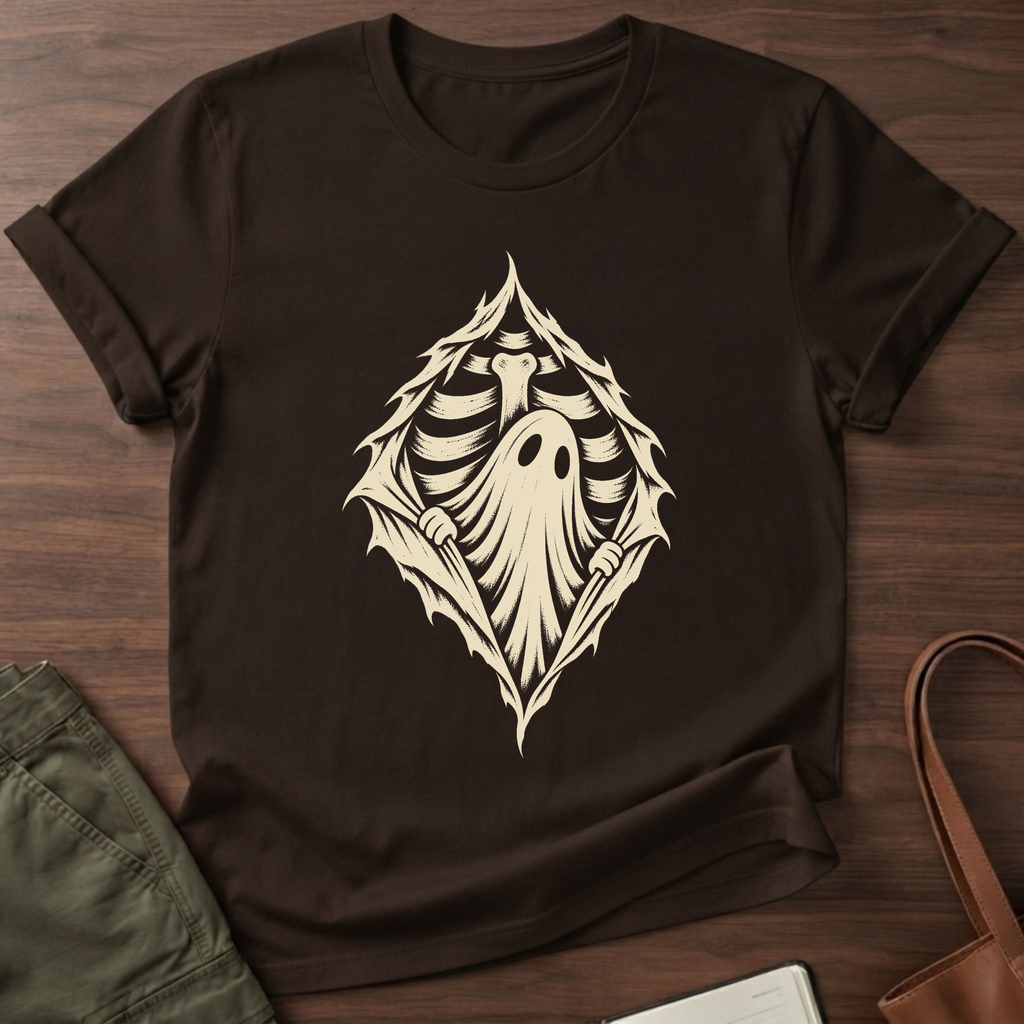 Ghost Within T-Shirt in Dark Chocolate