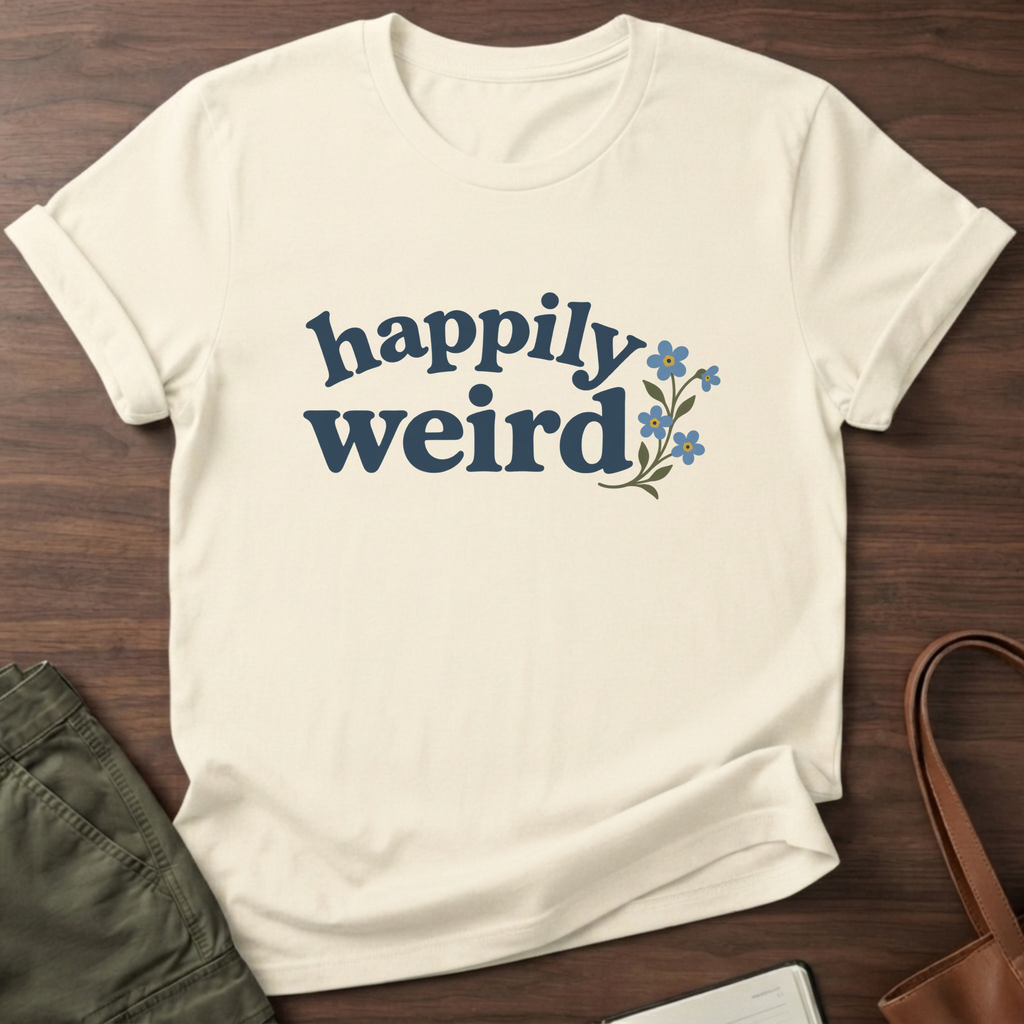 Happily Weird T-Shirt in Natural