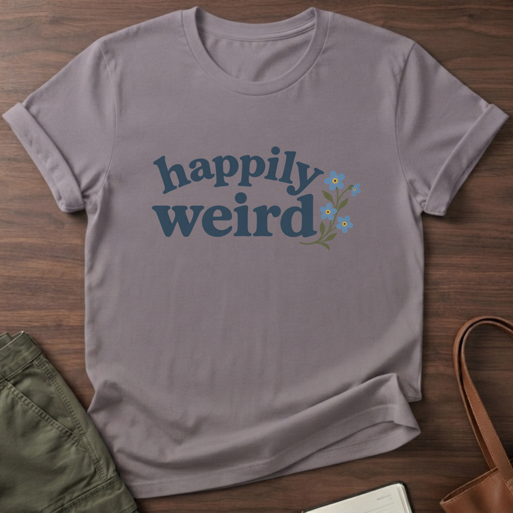 Happily Weird T-Shirt in Paragon