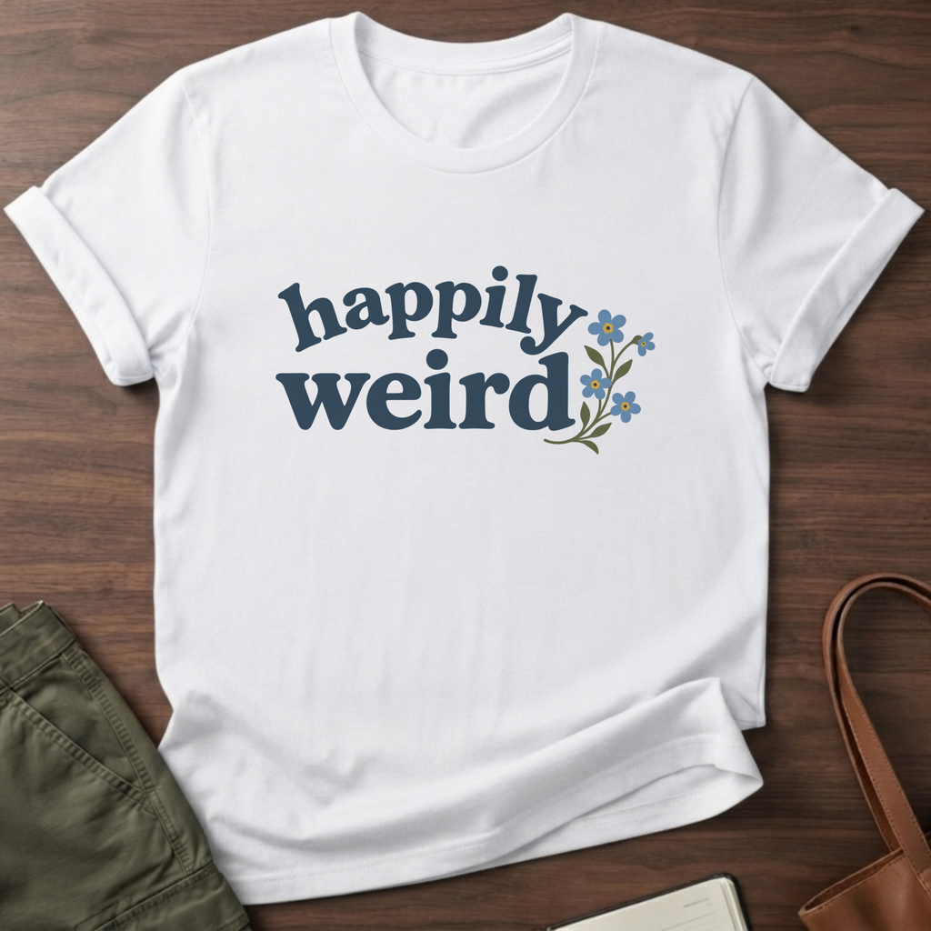 Happily Weird T-Shirt in White