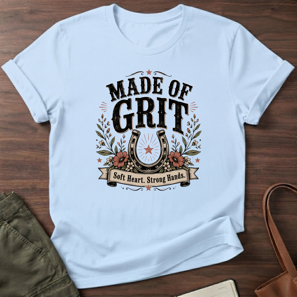 Made of Grit T-Shirt - Light Blue