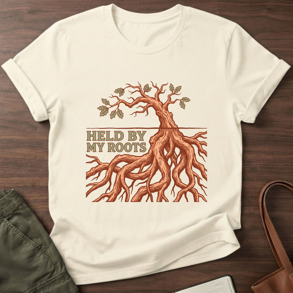 Held By My Roots T-Shirt - Natural