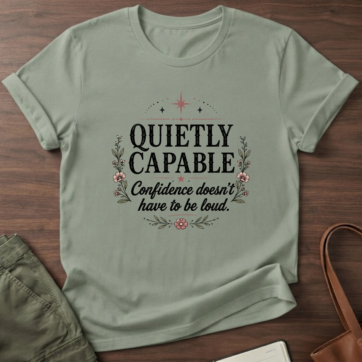 Quietly Capable T-shirt - Sage