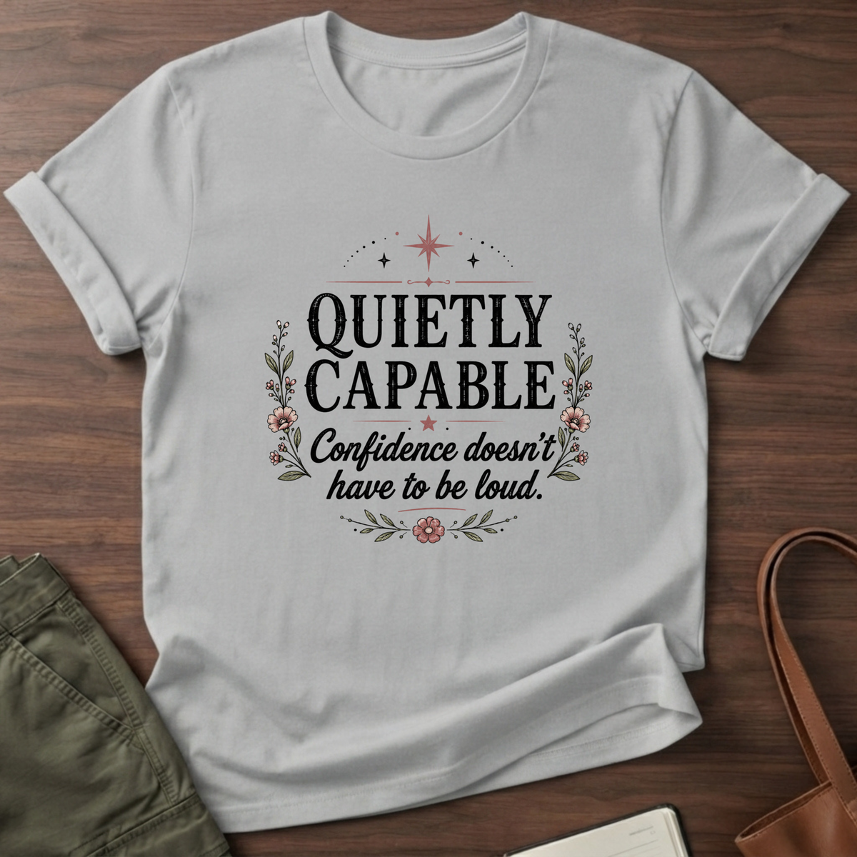 Quietly Capable T-shirt - Sport Grey