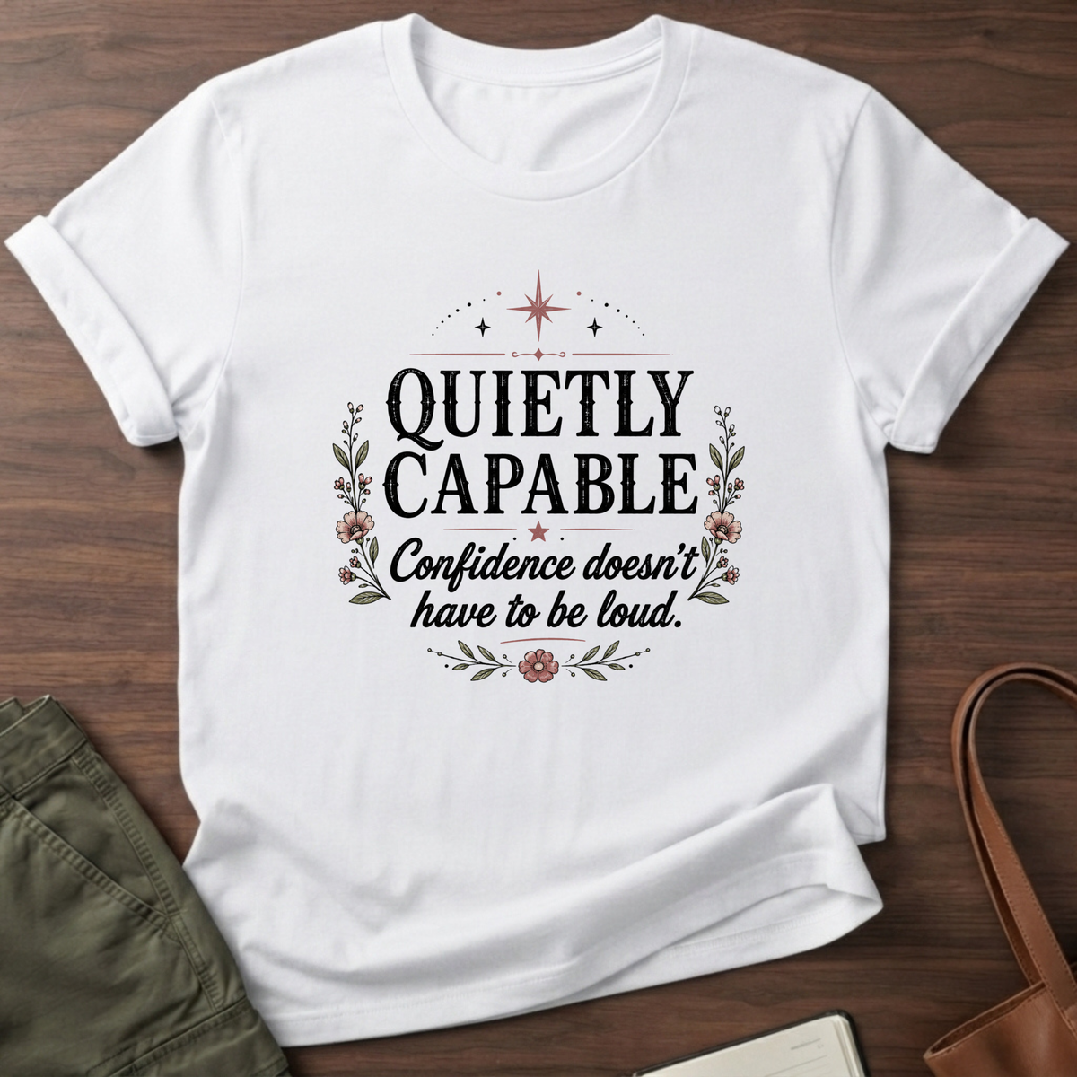 Quietly Capable T-shirt - White