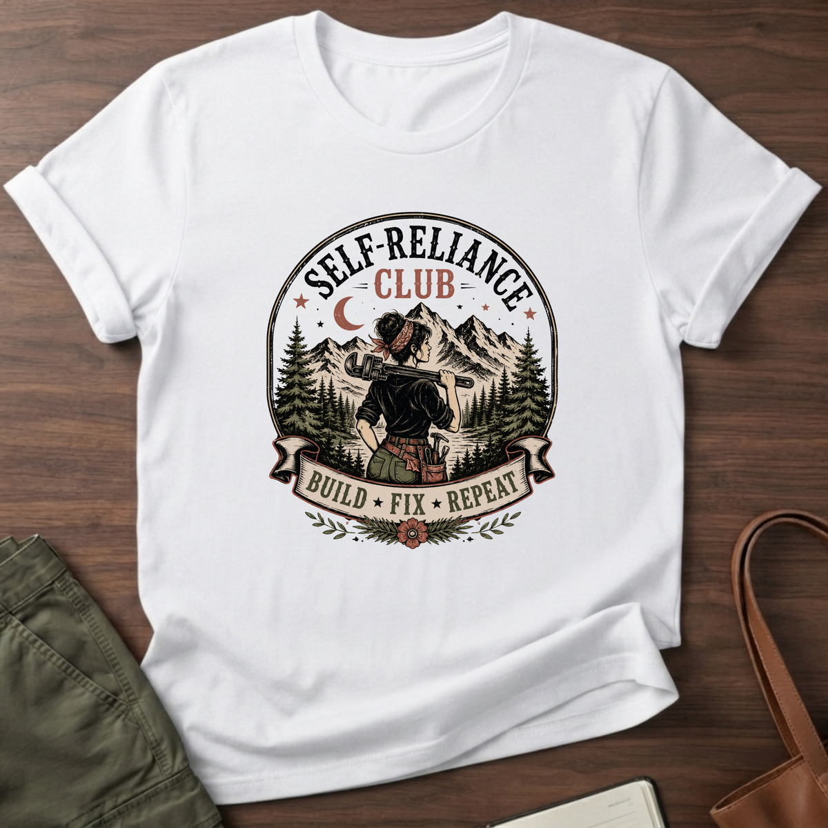 Self-Reliance Club T-Shirt - White