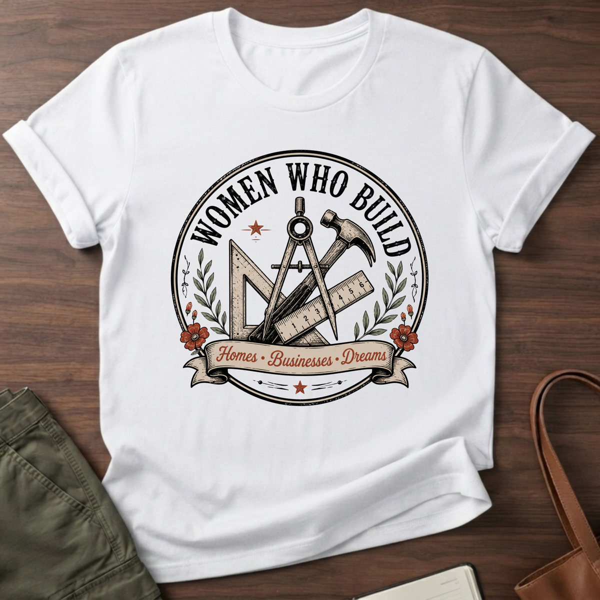 Woman Who Build T-Shirt - White