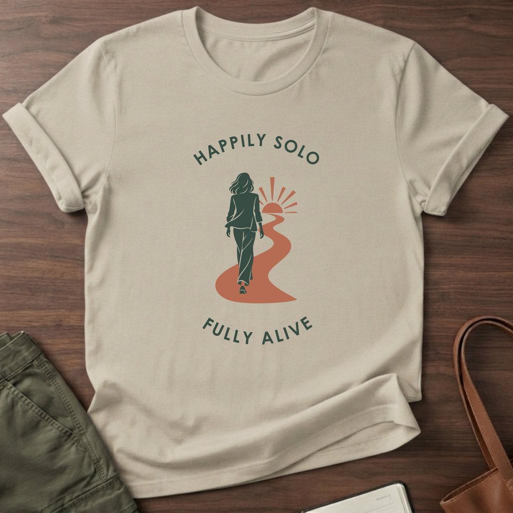 Happily Solo T-Shirt - Sand