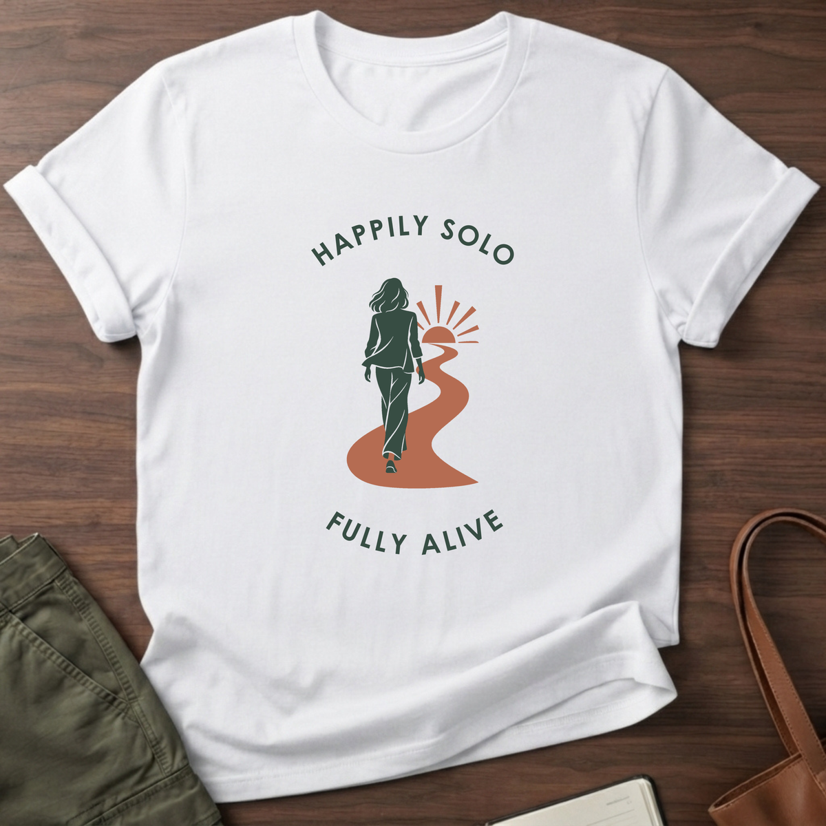 Happily Solo T-Shirt - White