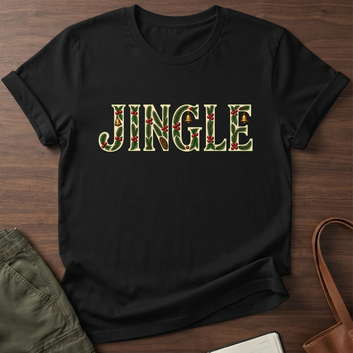 Jingle T-Shirt in Black