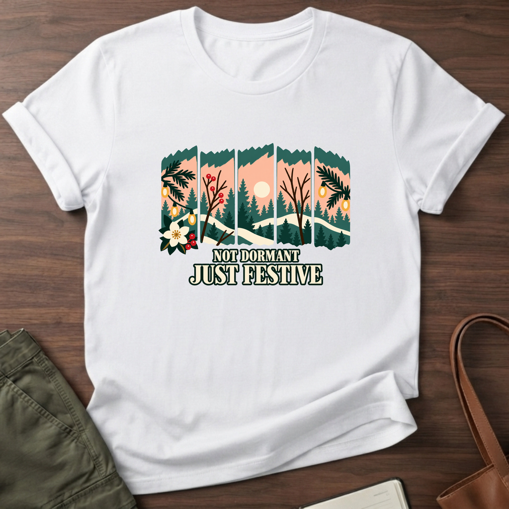 Just Festive T-Shirt in White