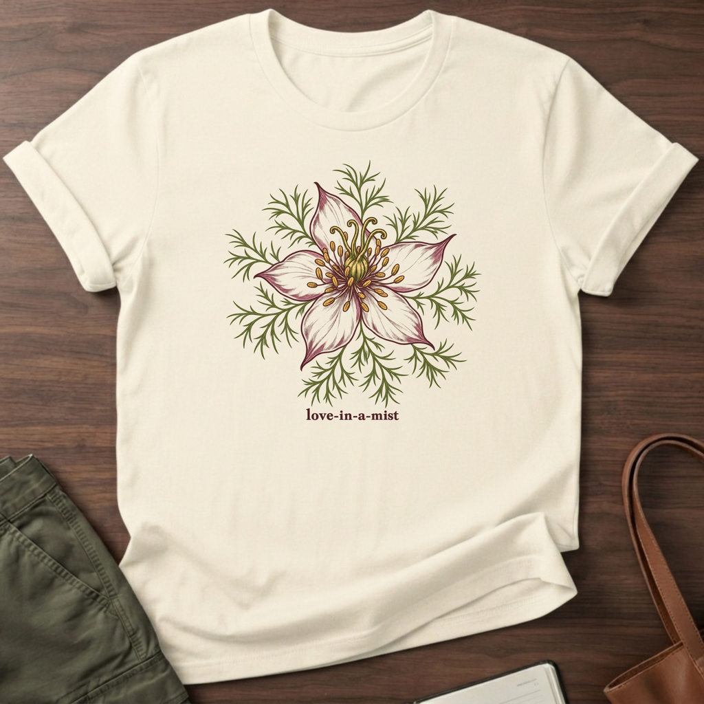 Love In Mist T-Shirt in Natural