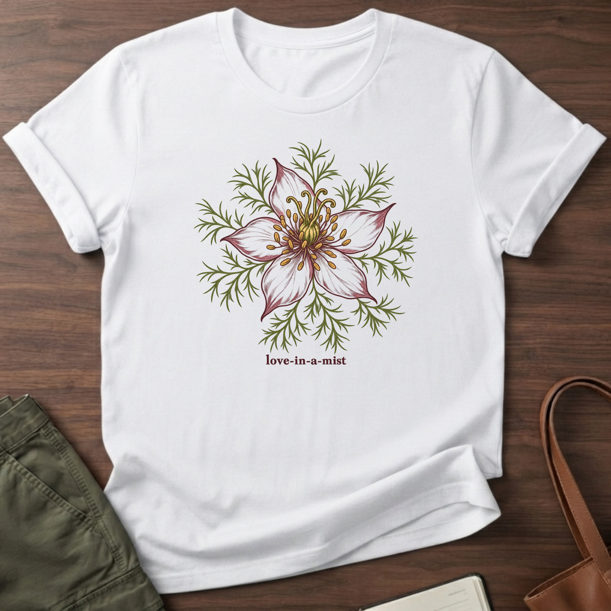 Love In Mist T-Shirt in White
