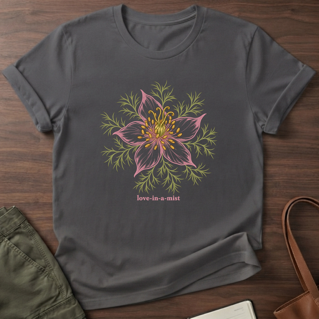 Midnight Mist T-Shirt in Charcoal