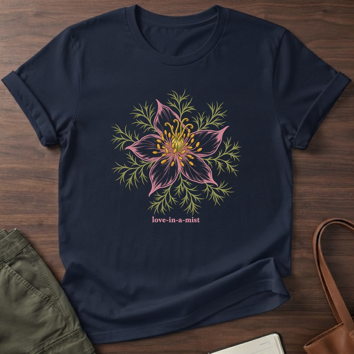 Midnight Mist T-Shirt in Navy