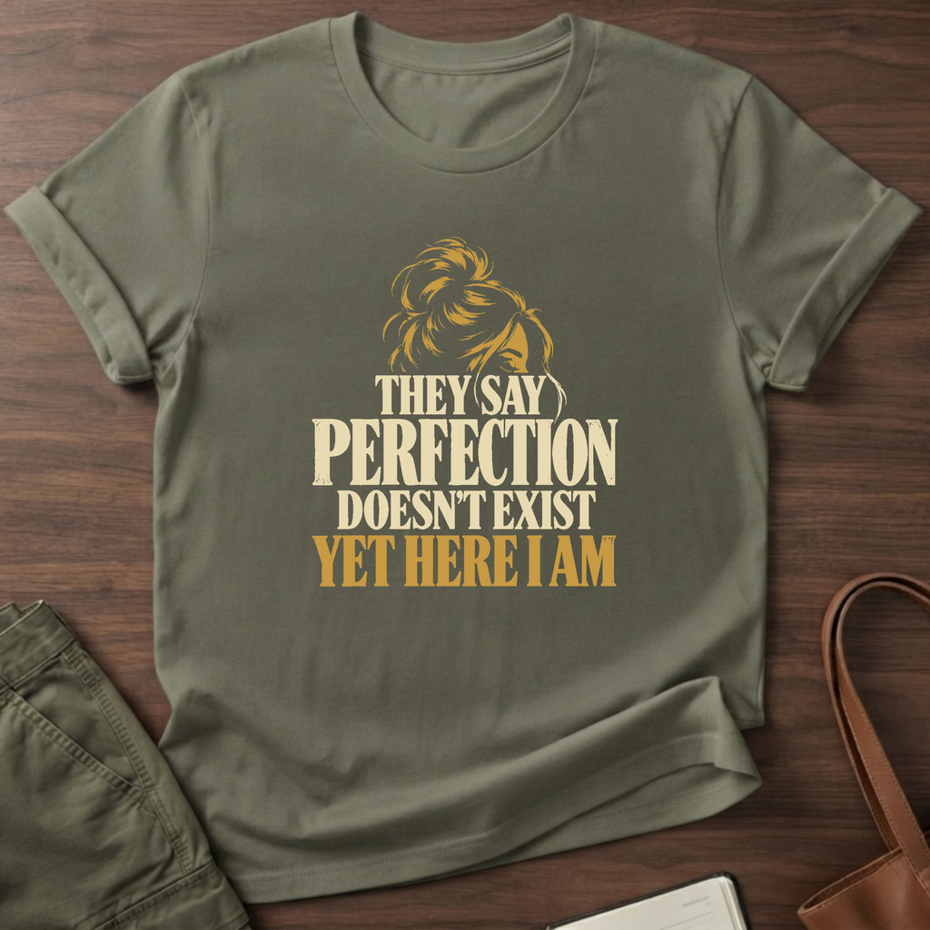 Perfection Exists Military Green