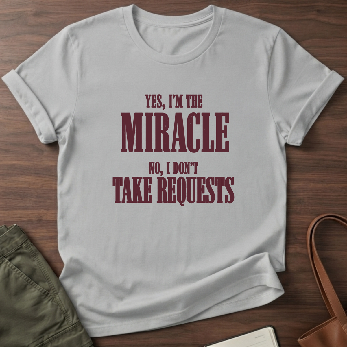 Miracle T-Shirt in Sport Grey