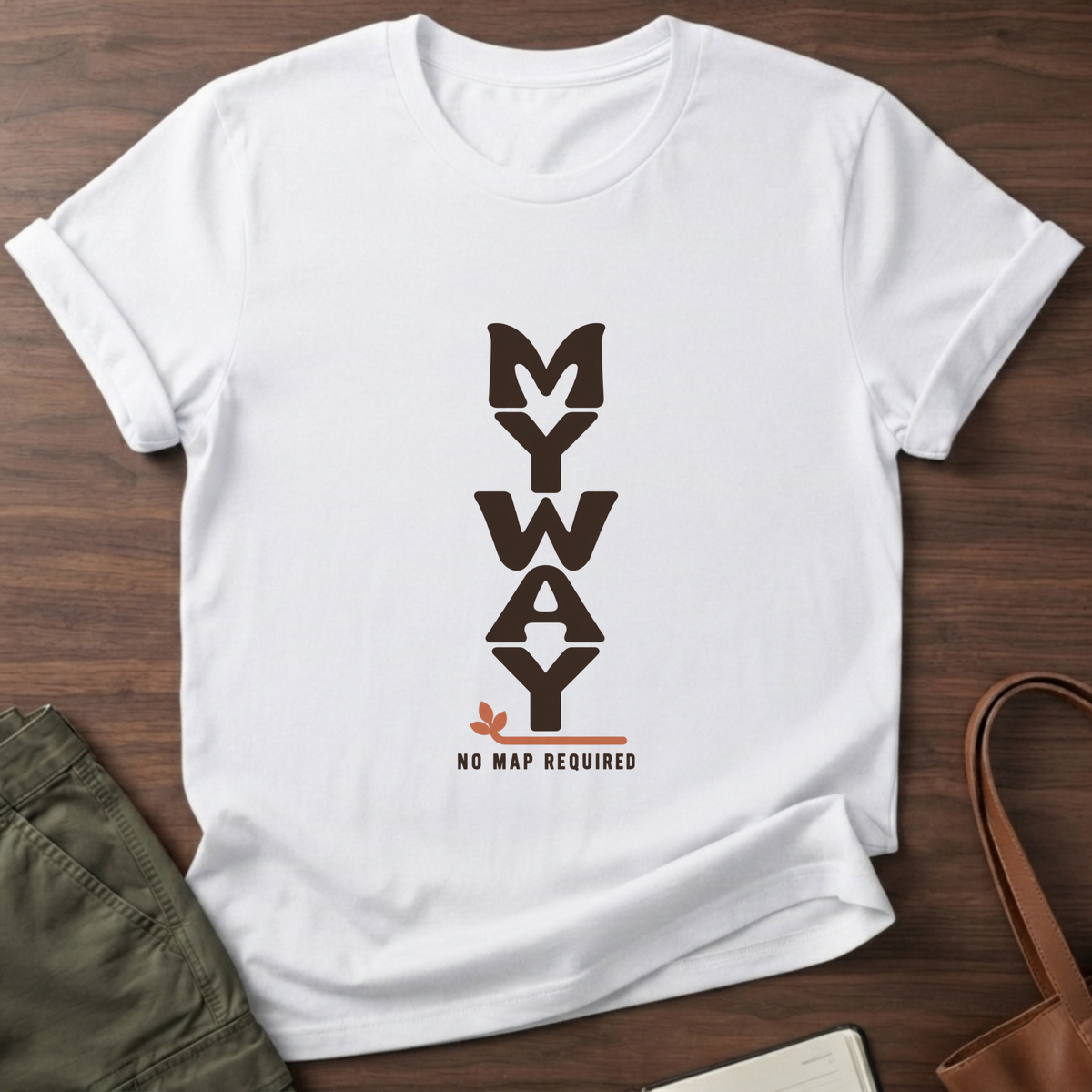 My Way No Map T-Shirt in White