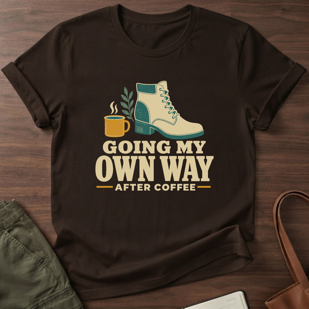 My Own Way T-Shirt in Dark Chocolate