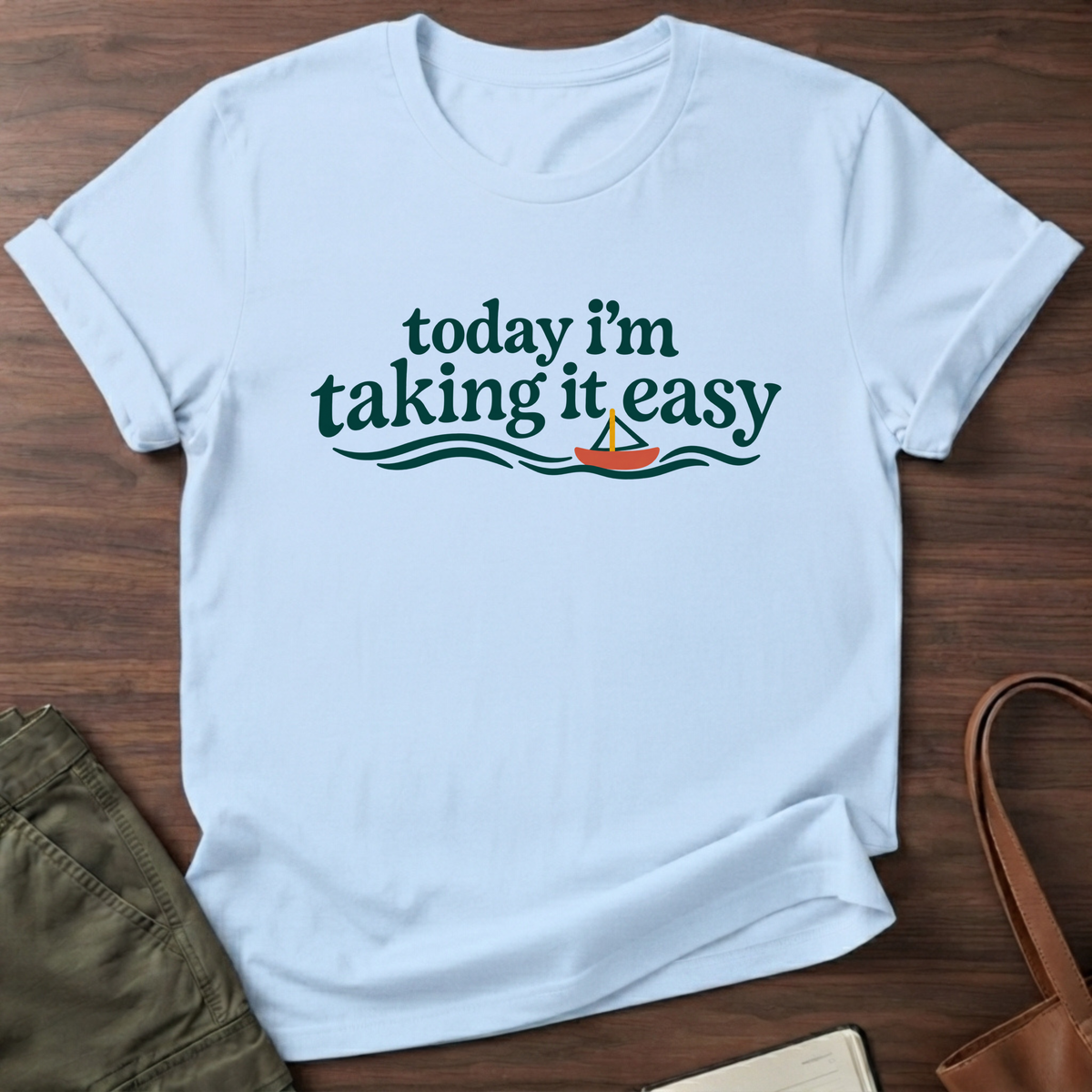 Nice Easy T-Shirt in Light Blue
