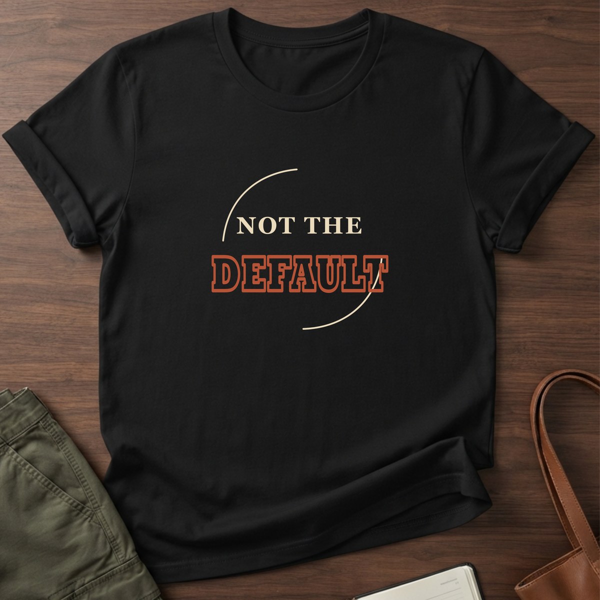 Not The Default T-Shirt in Black