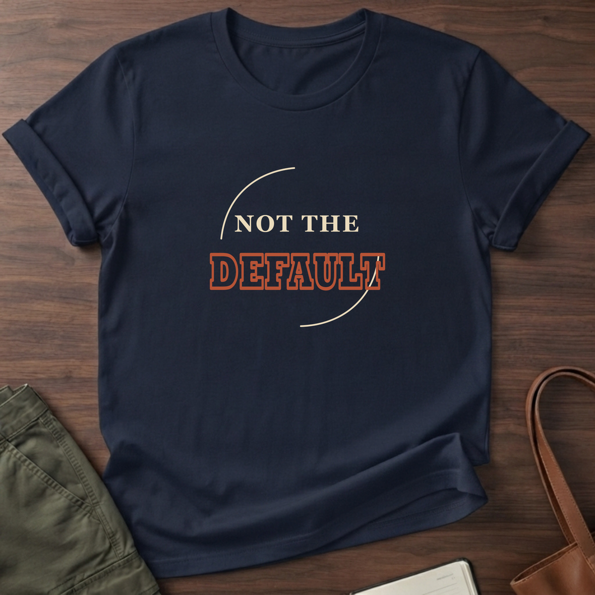 Not The Default T-Shirt in Navy