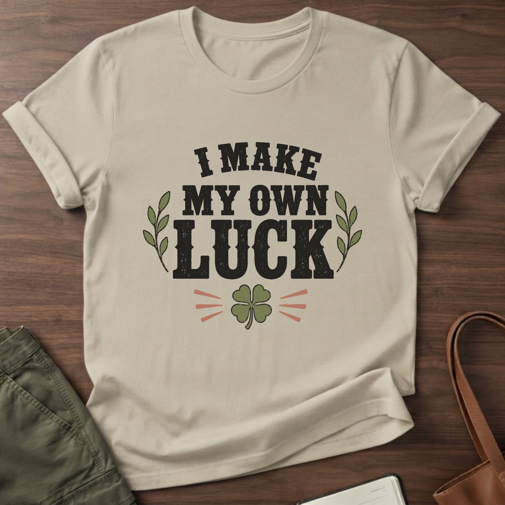 Own Luck T-Shirt in Sand