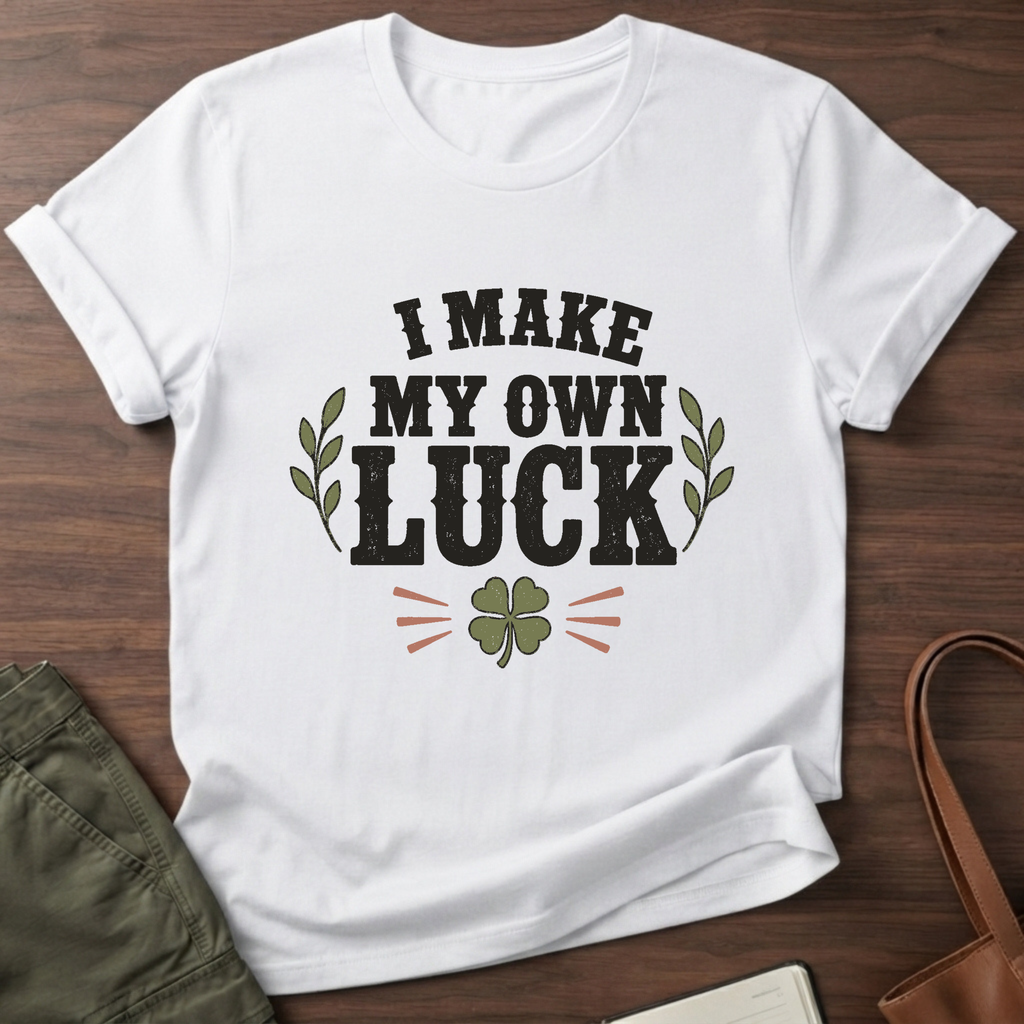 Own Luck T-Shirt in White