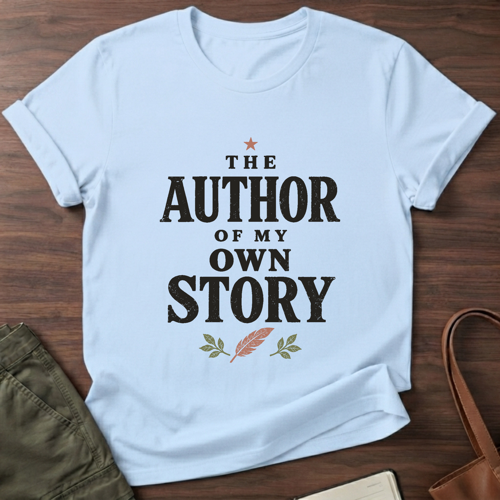 Own Story T-Shirt in Light Blue