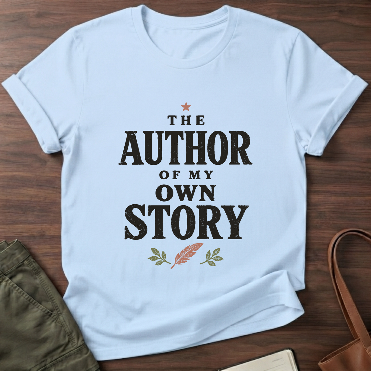 Own Story T-Shirt in Light Blue