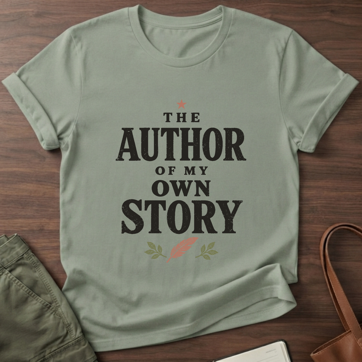 Own Story T-Shirt in Sage