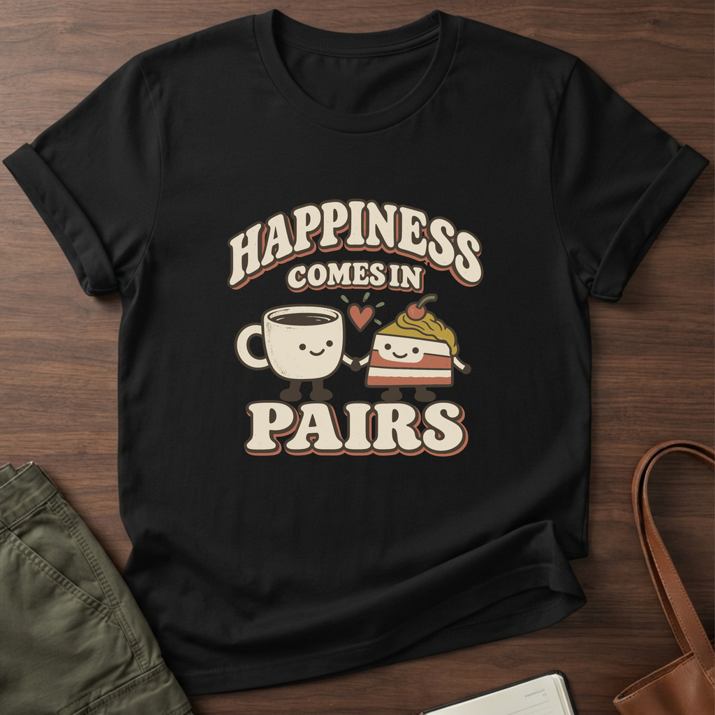 Perfect Pair T-Shirt in Black