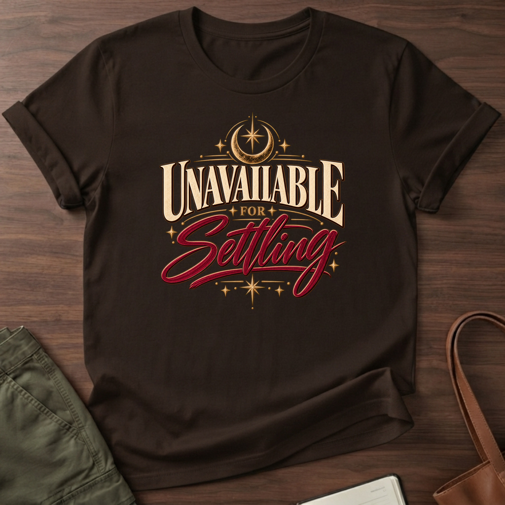 Unavailable For Settling T-Shirt - Dark Chocolate