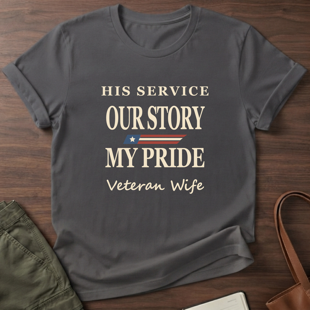 Shared Pride T-Shirt in Charcoal