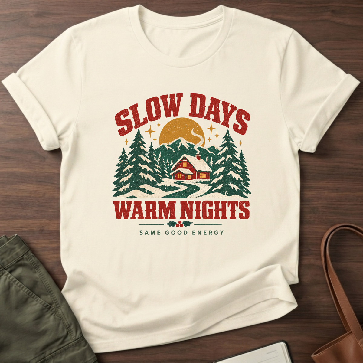 Slow Days T-Shirt in Natural