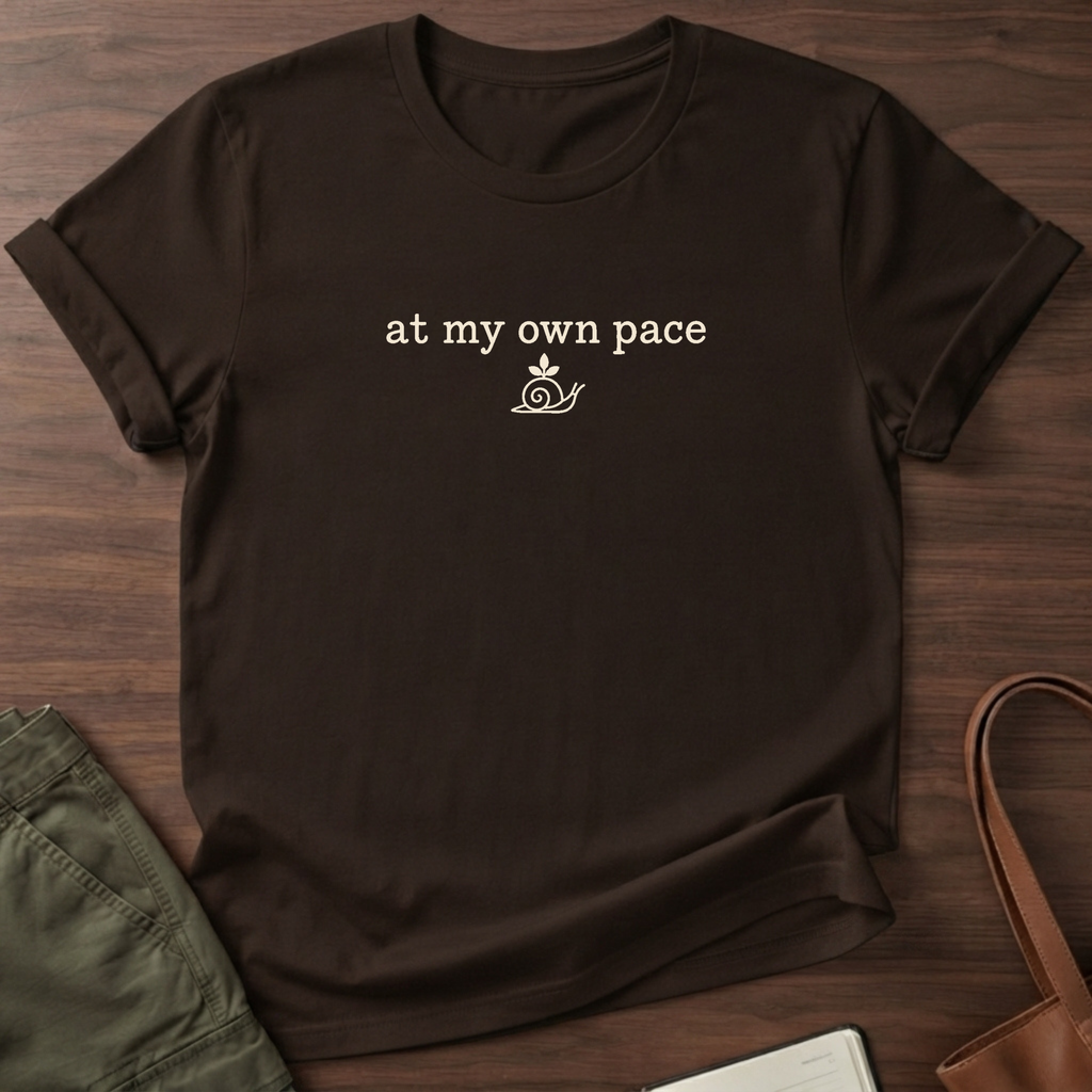 Snail Pace T-Shirt in Dark Chocolate
