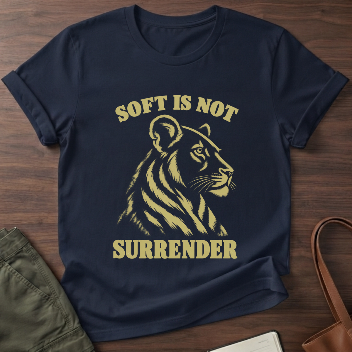 Soft Strength T-Shirt in Navy