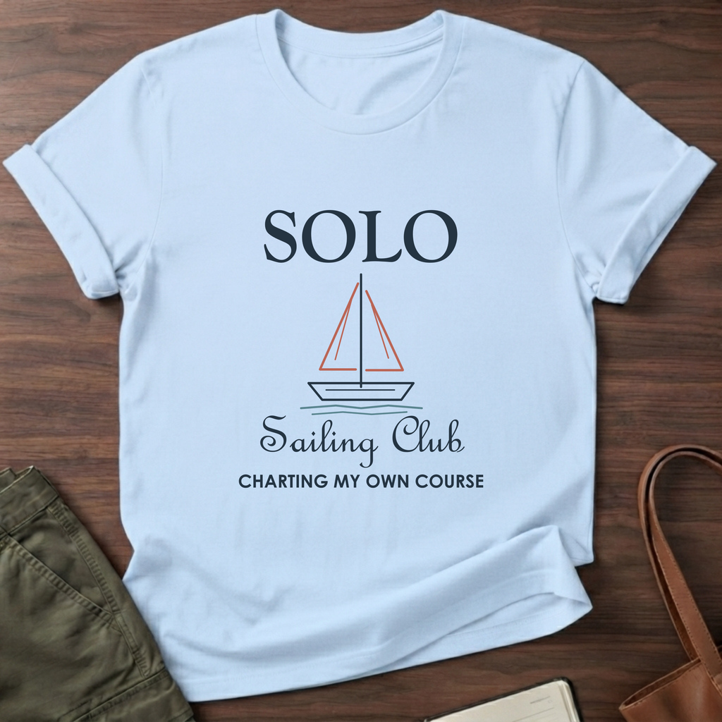 Solo Sailing Club T-Shirt - Light Blue