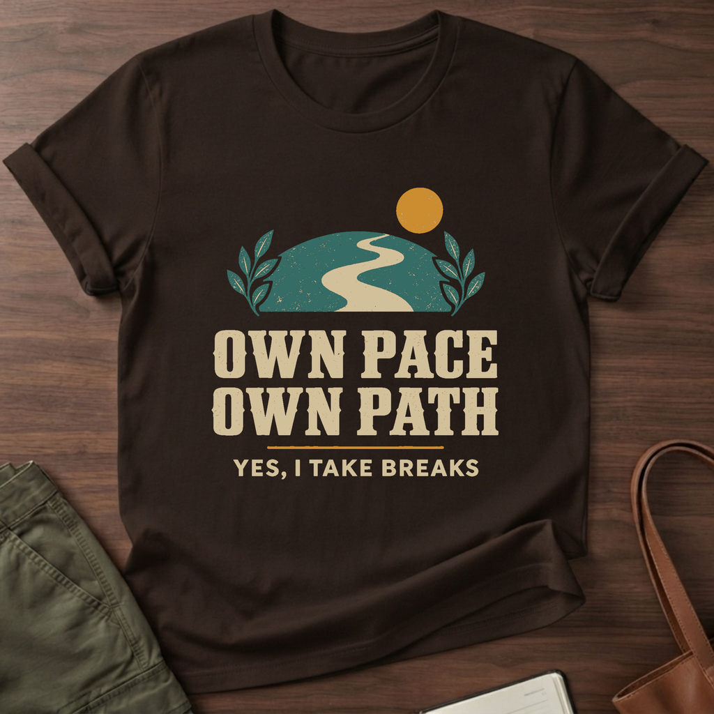 Take Breaks T-Shirt in Dark Chocolate