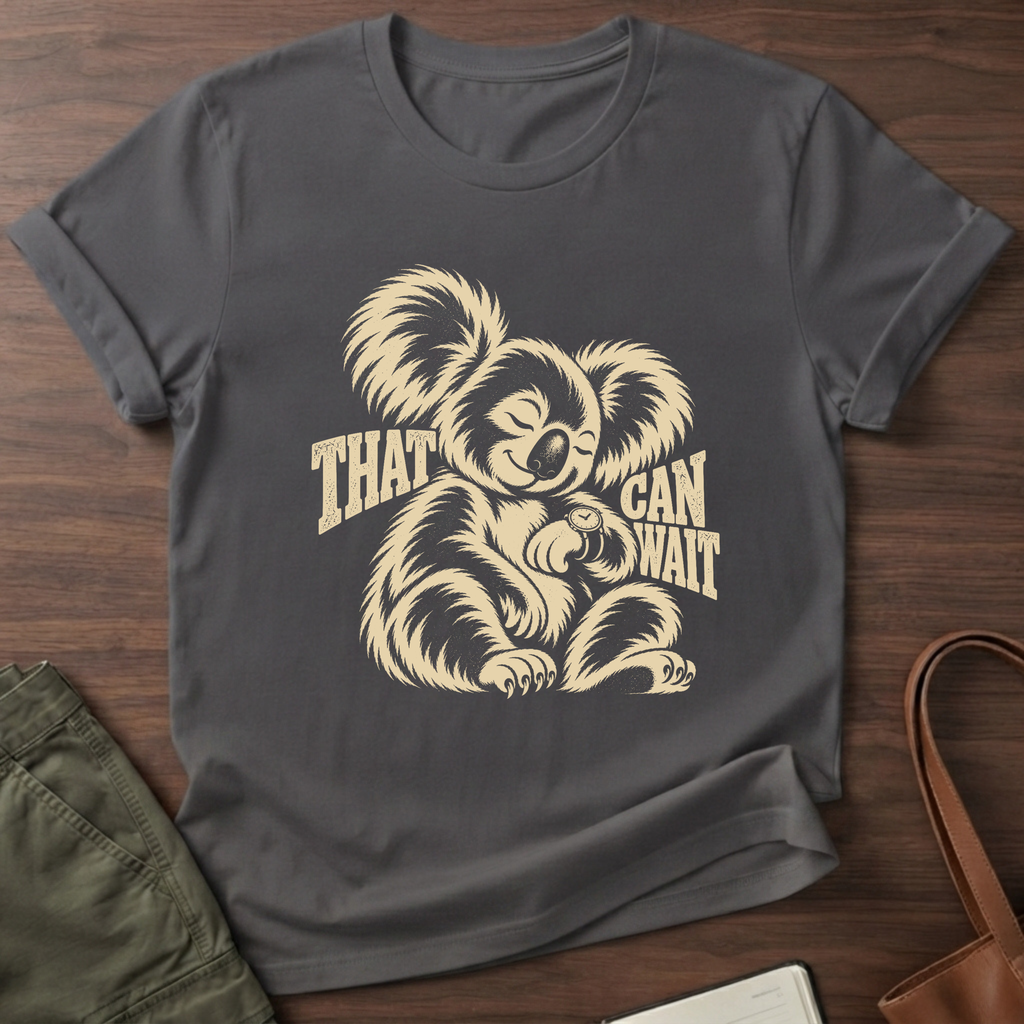That Can Wait T-Shirt - Charcoal