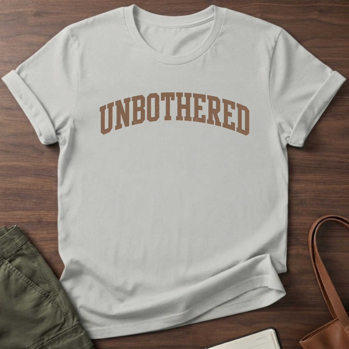 Unbothered T-Shirt - Ice Grey
