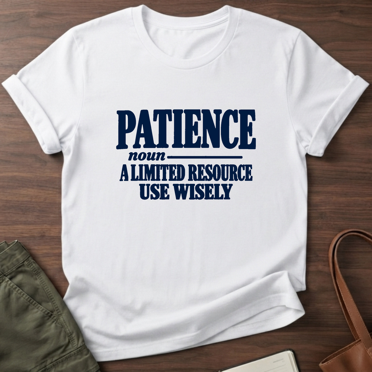 Patience T-Shirt in White