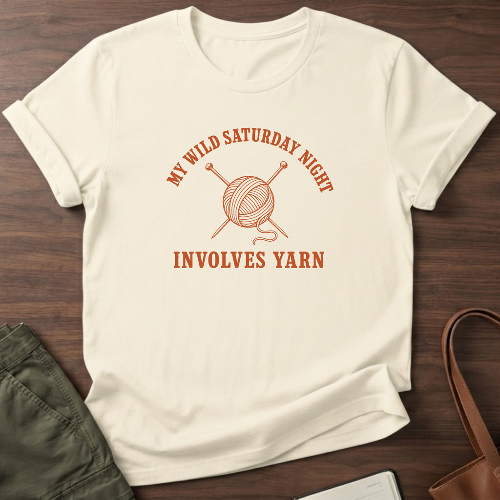 Wild Saturday Yarn T-Shirt - Natural