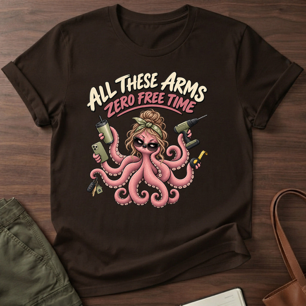 Zero Free Time T-Shirt - Dark Chocolate
